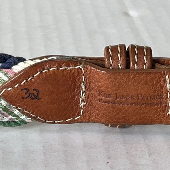 Kiel James Patrick Handcrafted Nautical Rope Braided Woven Belt Leather 32 Multi - Picture 15 of 16